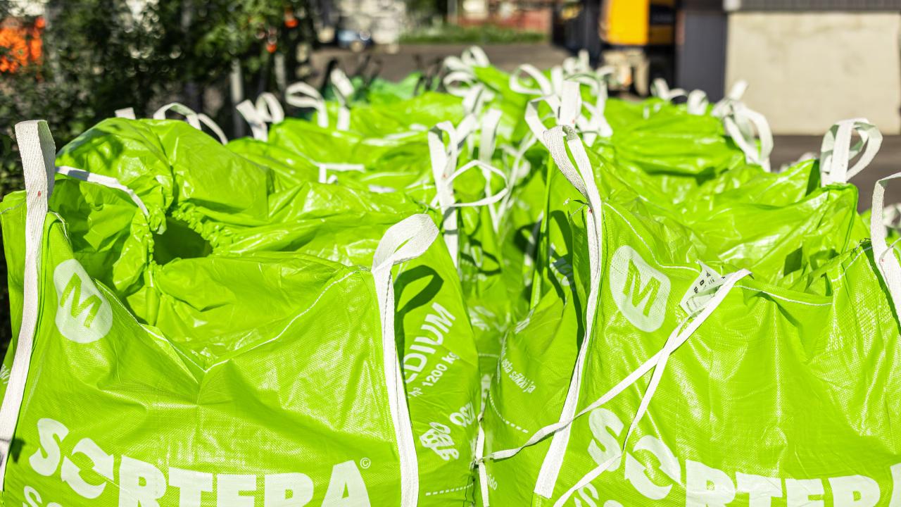 Sortera Oy vihreät suursäkit